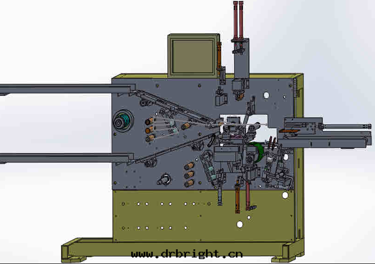  半自(zì)动方(fāng)形聚合物(wù)卷(juǎn)繞機(jī) (GRS-DL-300T)  双(shuāng)面(miàn)陶瓷隔