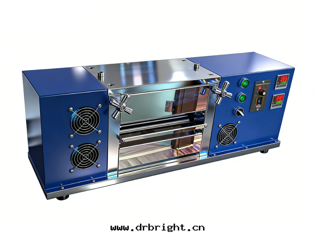 加热(rè)電(diàn)動(dòng)立式对(duì)輥機(jī)250宽(kuān)度(dù)