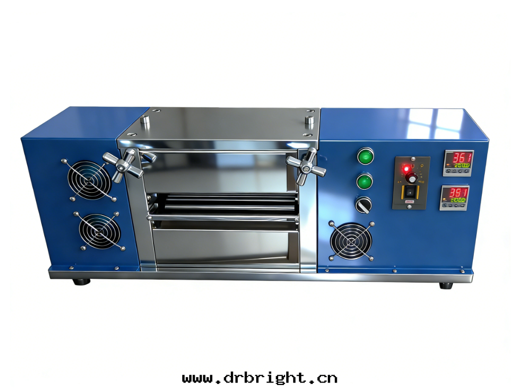 加热(rè)電(diàn)動(dòng)立式对(duì)輥機(jī)   宽(kuān)度(dù)150mm