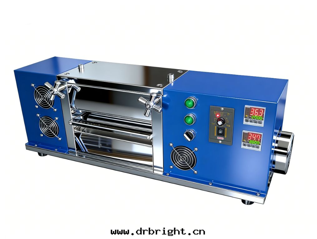 加热(rè)電(diàn)動(dòng)立式对(duì)輥機(jī)  宽(kuān)度(dù)300mm