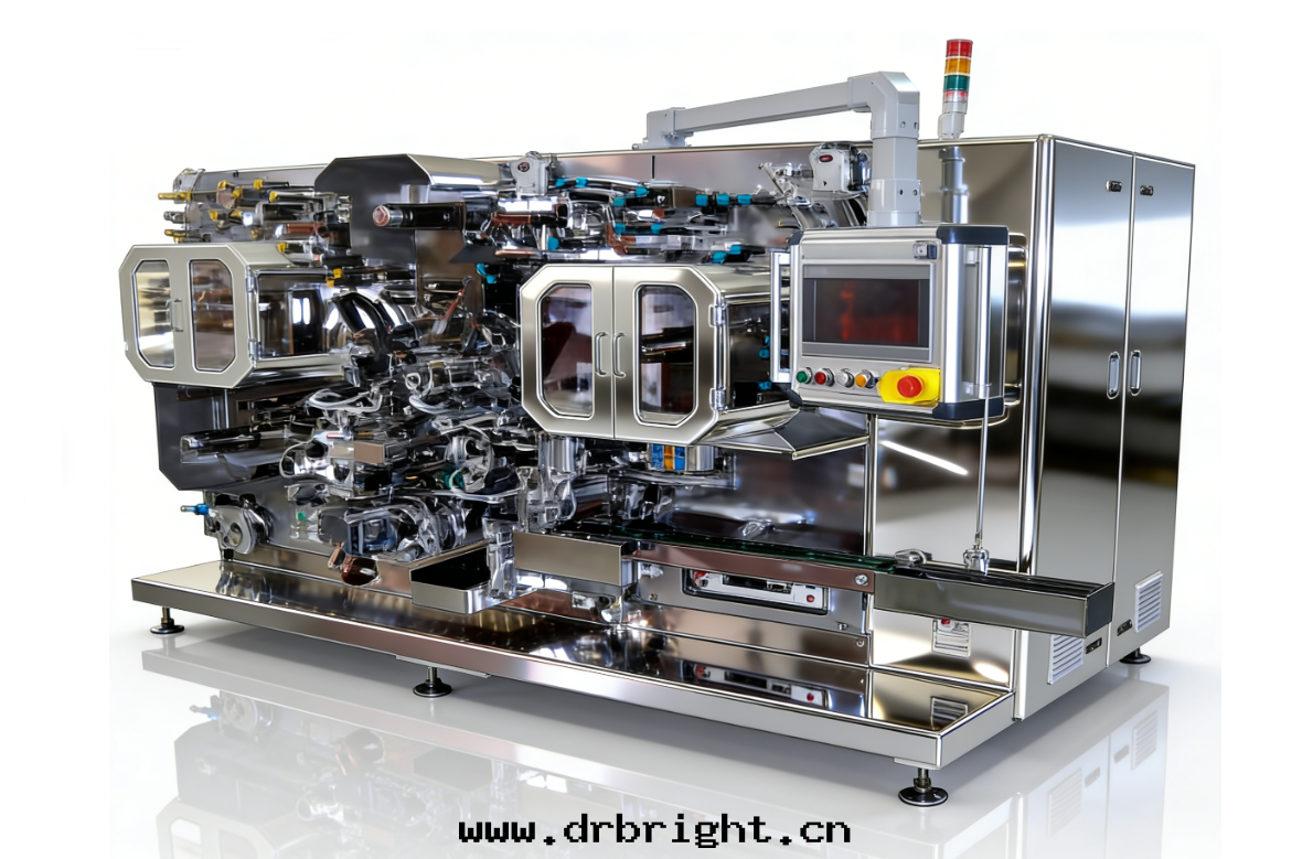 全(quán)自動(dòng)双(shuāng)針(zhēn)方(fāng)形小聚合物(wù)卷(juǎn)繞機(jī) GRS-SZD-60