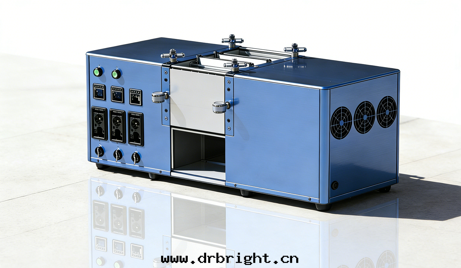 內(nèi)加热(rè)電(diàn)动卧式三(sān)輥对(duì)輥機(jī) GRS-JS200W-3G